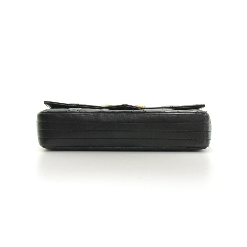 Chanel Quilted Lambskin Leather Single Flap Bag