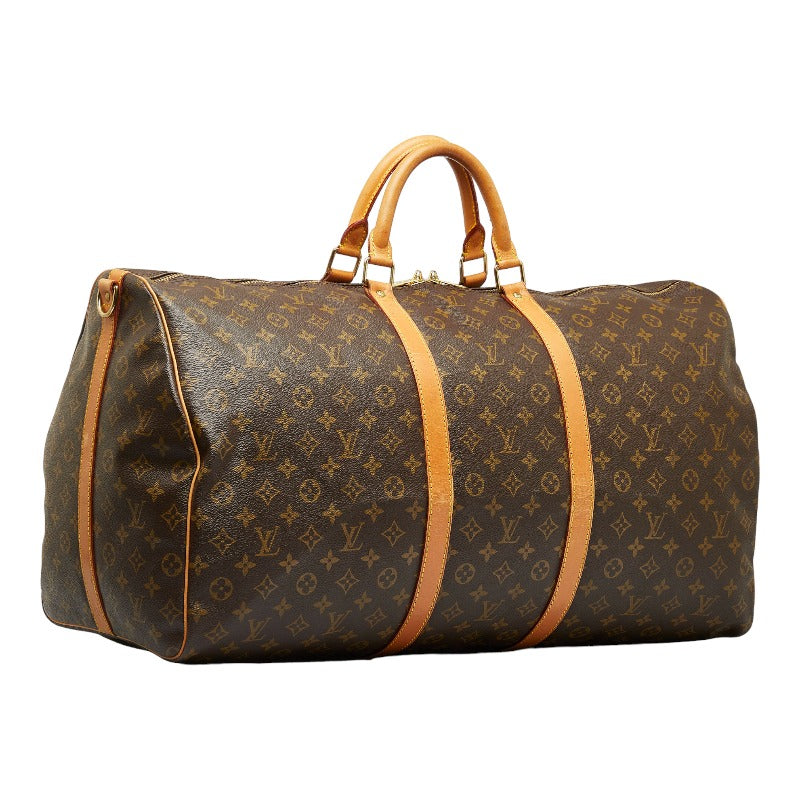 Louis Vuitton Monogram Boston Bag PVC/Leather Brown