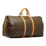 Louis Vuitton Monogram Boston Bag PVC/Leather Brown