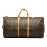 Louis Vuitton Monogram Boston Bag PVC/Leather Brown
