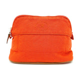 Hermes Pouch cotton Orange Bored pouch