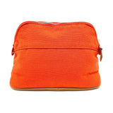 Hermes Pouch cotton Orange Bored pouch