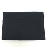 Hermes Pouch canvas black Bolide cotton travel pouch