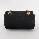 Gucci Marmont Mini Black Velvet Camera Bag