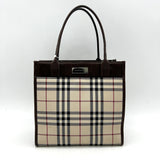 Luxury Burberry Leather Trimmed PVC Handle Bag - Neutrals Handle Bags, Handbags bb5517bb