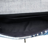Chanel Coco Mark Patchwork Denim Caviar Skin 2way Shoulder Bag