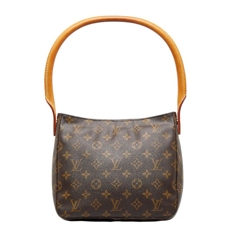 Louis Vuitton Monogram Loo MM Shoulder Bag Brown PVC Leather Louis Vuitton