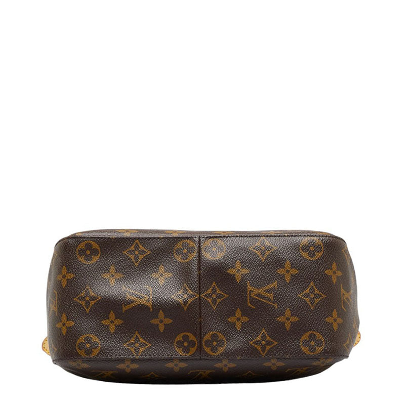 Louis Vuitton Monogram Loo MM Shoulder Bag Brown PVC Leather Louis Vuitton
