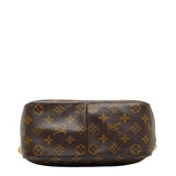 Louis Vuitton Monogram Loo MM Shoulder Bag Brown PVC Leather Louis Vuitton
