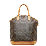 Louis Vuitton Monogram Rockit Vertical Handbag Brown