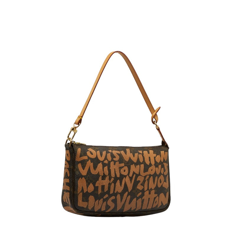 Louis Vuitton Monogram Graffiti Pochette Stephen Spro Handbag