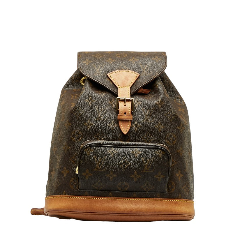 Louis Vuitton Monogram Monsouris MM Backpack Brown
