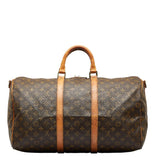 Louis Vuitton Monogram Keepall Bandolière 50 Boston Bag