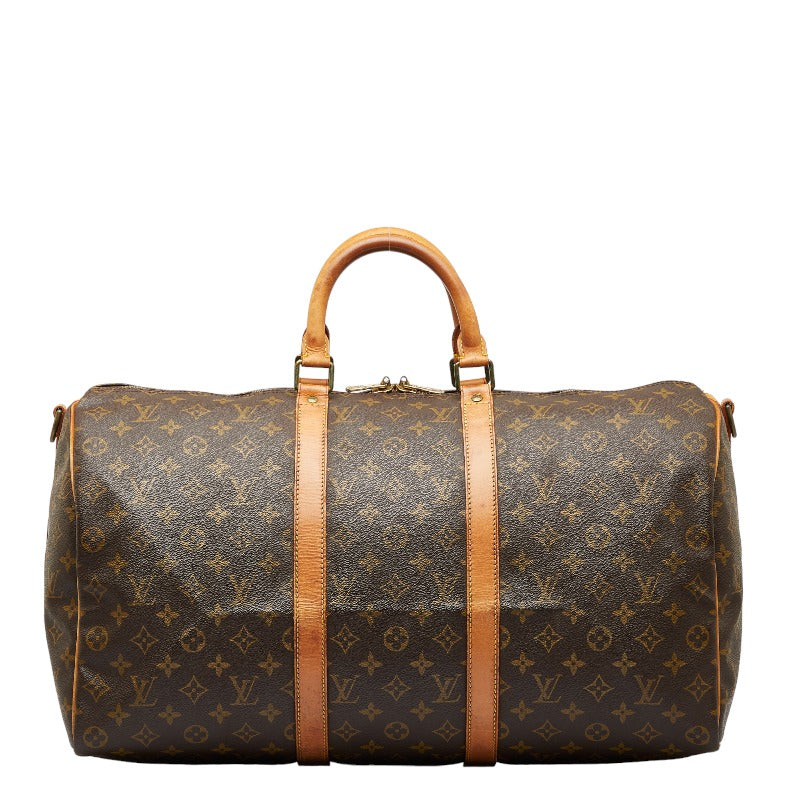 Louis Vuitton Monogram Keepall Bandolière 50 Boston Bag