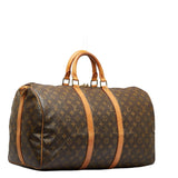 Louis Vuitton Monogram Keepall Bandolière 50 Boston Bag