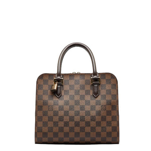 Louis Vuitton Damier Triana Handbag Brown