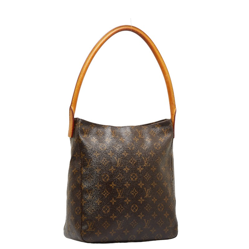 Louis Vuitton Monogram Looping GM Shoulder Bag Handbag Brown