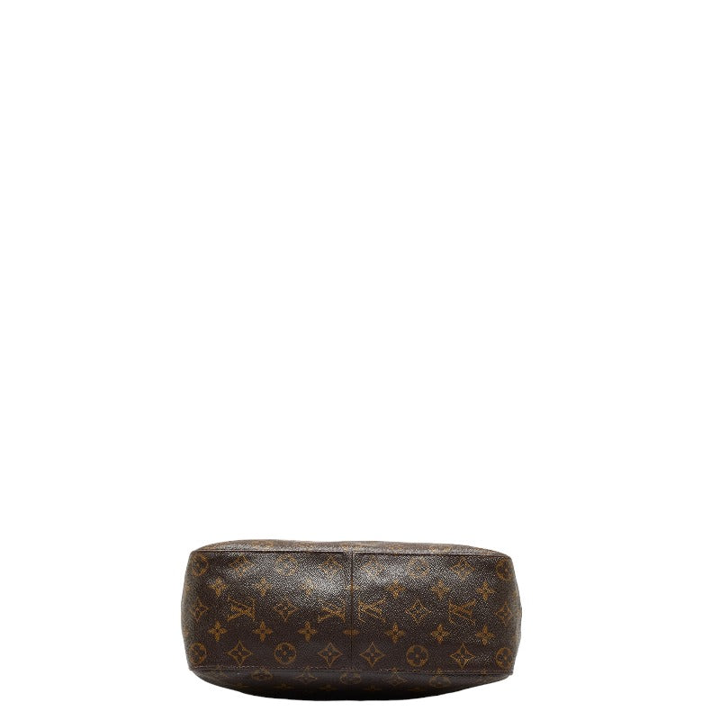 Louis Vuitton Monogram Looping GM Shoulder Bag Handbag Brown