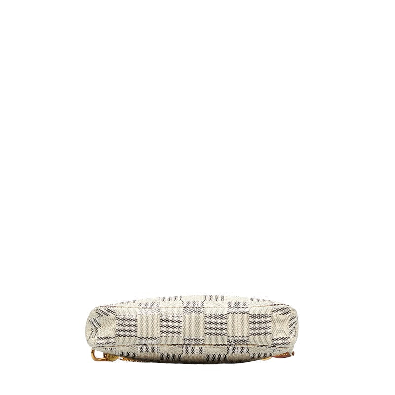 Louis Vuitton Mini Pochette Accessoires Handbag Damier Azur