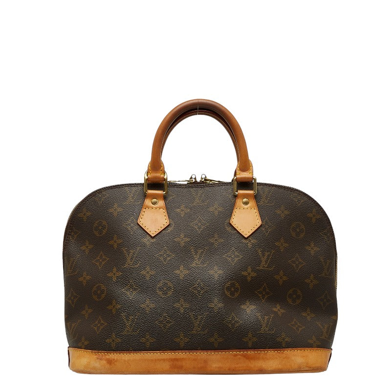 Louis Vuitton Monogram Alma PM Handbag Brown