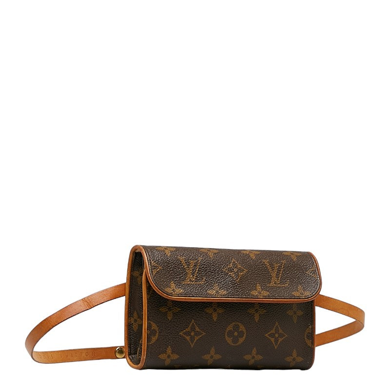 Louis Vuitton Monogram Pochette Florentine XS Belt Bag Brown