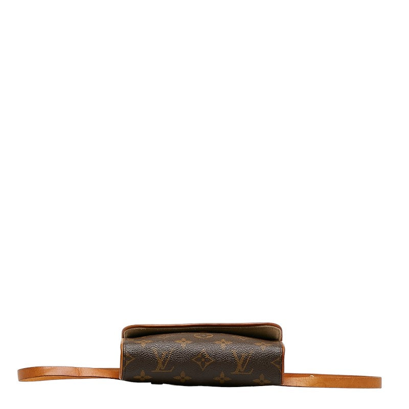 Louis Vuitton Monogram Pochette Florentine XS Belt Bag Brown