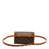 Louis Vuitton Monogram Pochette Florentine S Belt Bag Brown