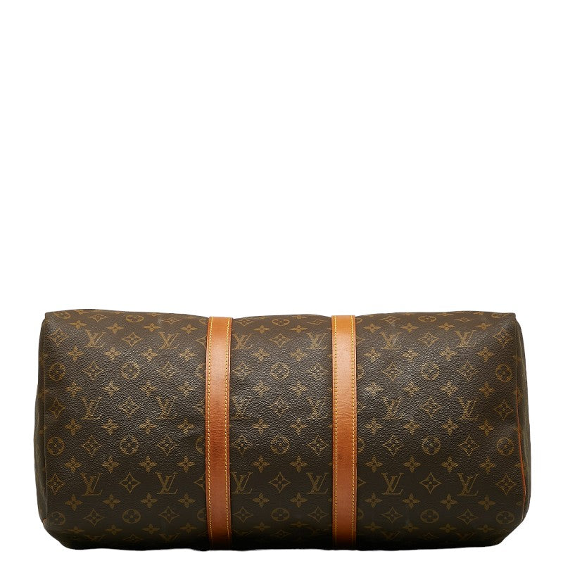 Louis Vuitton Monogram Keepall 50 Handbag Boston Bag Brown