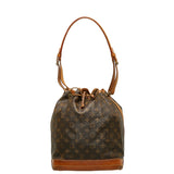 Louis Vuitton Monogram Noe Shoulder Bag Brown