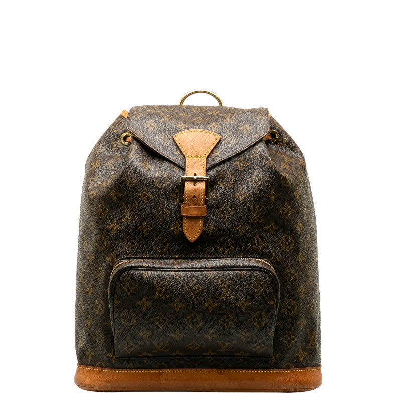 Louis Vuitton Monogram Monsouri GM Backpack Brown