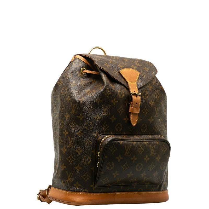Louis Vuitton Monogram Monsouri GM Backpack Brown