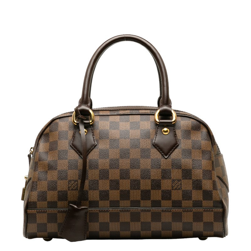 Louis Vuitton Damier Duomo Bag Boston Bag Brown PVC Leather Louis Vuitton