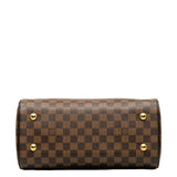 Louis Vuitton Damier Duomo Bag Boston Bag Brown PVC Leather Louis Vuitton