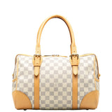 Louis Vuitton Damier Azur Berkeley Boston Bag White