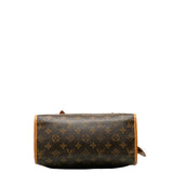 Louis Vuitton Monogram Popincourt O Shoulder Bag Brown PVC Leather Louis Vuitton