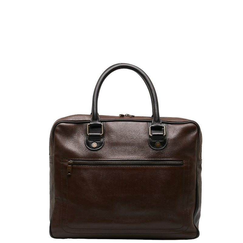Louis Vuitton Business Bag Cafe Brown Leather Men's