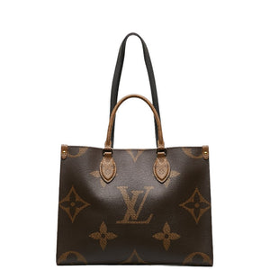 Louis Vuitton Monogram Giant Reverse Handbag PVC Brown