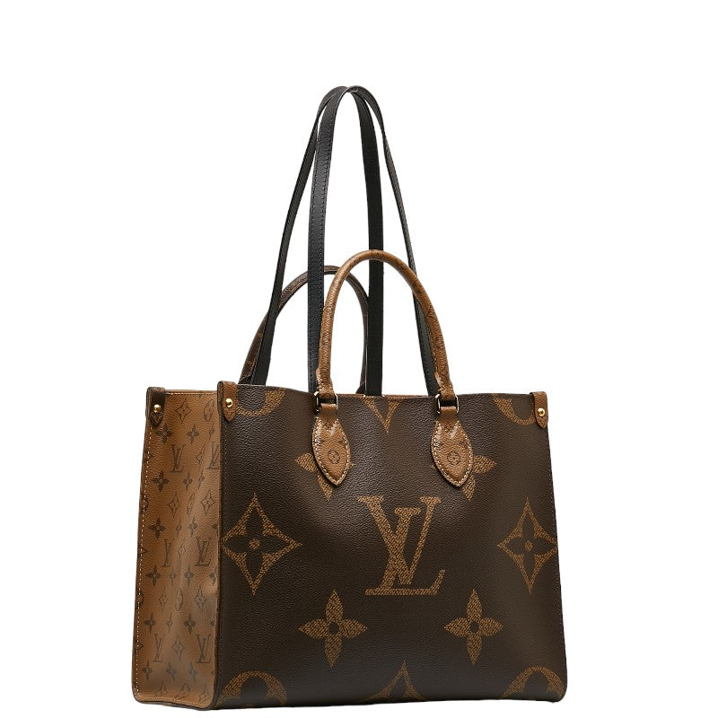 Louis Vuitton Monogram Giant Reverse Handbag PVC Brown
