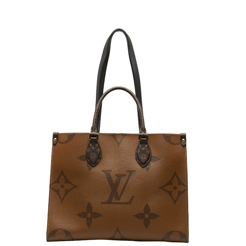 Louis Vuitton Monogram Giant Reverse Handbag PVC Brown