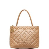 Chanel Coco Mark Matelasse Caviar Skin Tote Bag