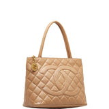 Chanel Coco Mark Matelasse Caviar Skin Tote Bag