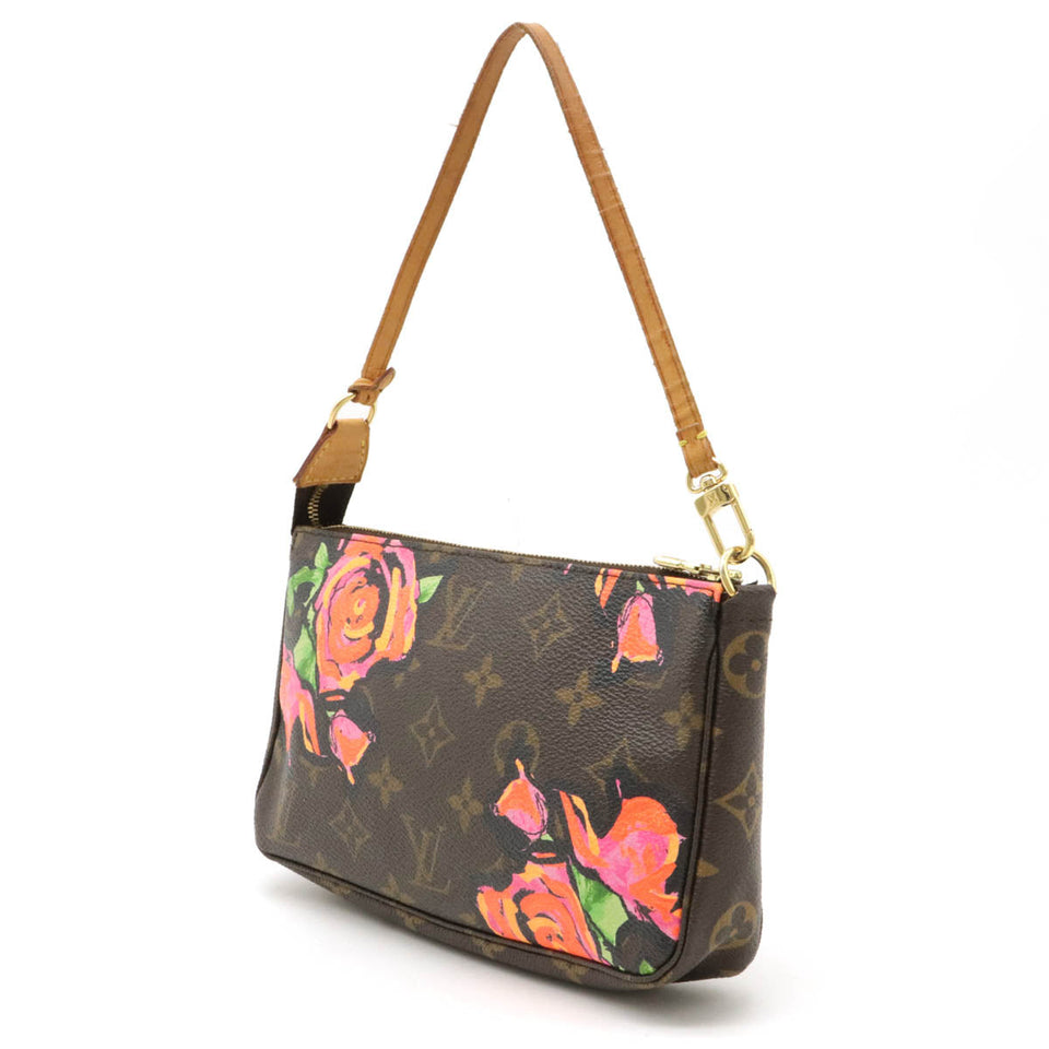 Louis Vuitton Monogram Rose Pochette Accessory Clutch