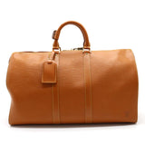 Louis Vuitton Epi Keepall 45 Travel Bag Zipang Gold