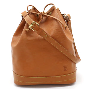 Louis Vuitton Epi Noe Shoulder Bag Camel
