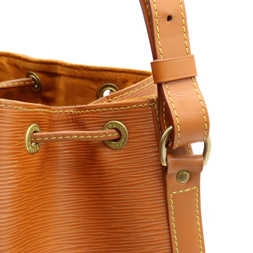 Louis Vuitton Epi Noe Shoulder Bag Camel