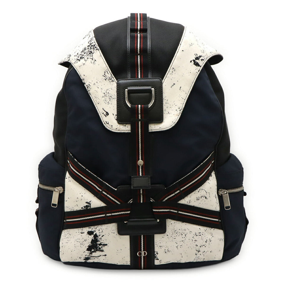 Christian Dior Dior Homme Nylon Leather Backpack