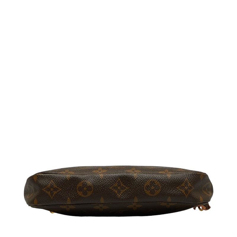 Louis Vuitton Monogram Shoulder Bag Leather Brown