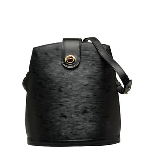 Louis Vuitton Epi Cluny Shoulder Bag Noir Black