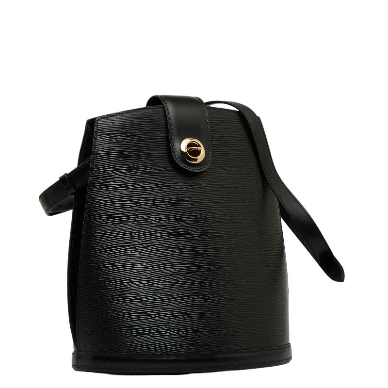 Louis Vuitton Epi Cluny Shoulder Bag Noir Black