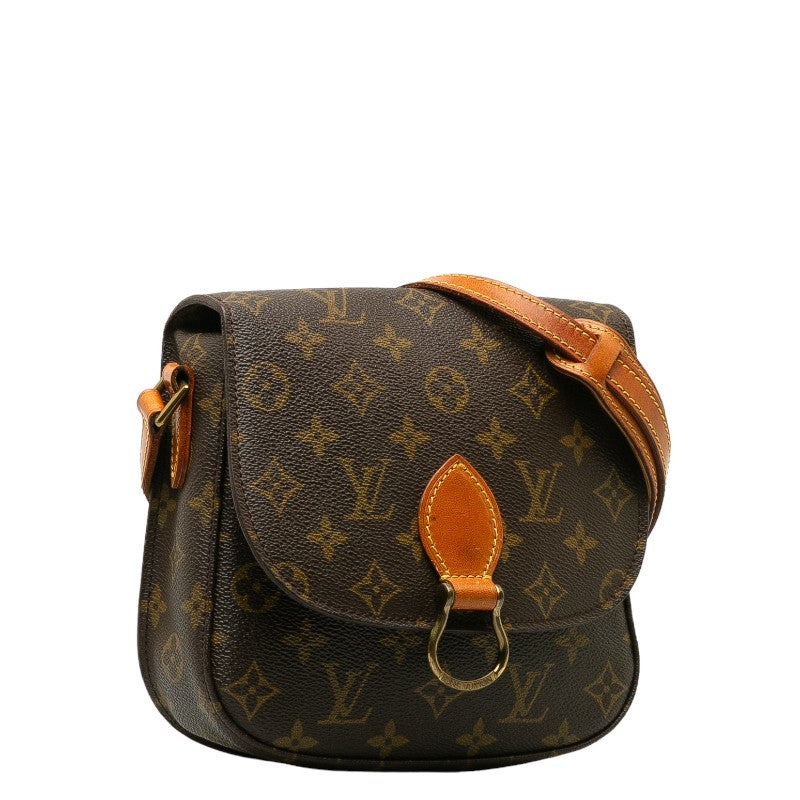 Louis Vuitton Monogram Saint-Cloud MM Shoulder Bag Brown